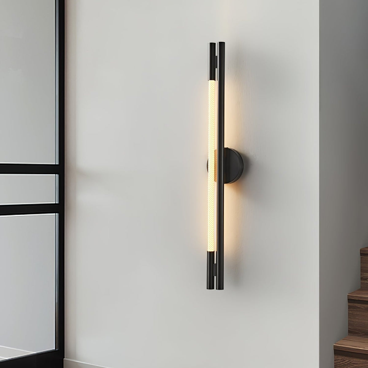 Vavenara aplique de pared moderno minimalista con varilla