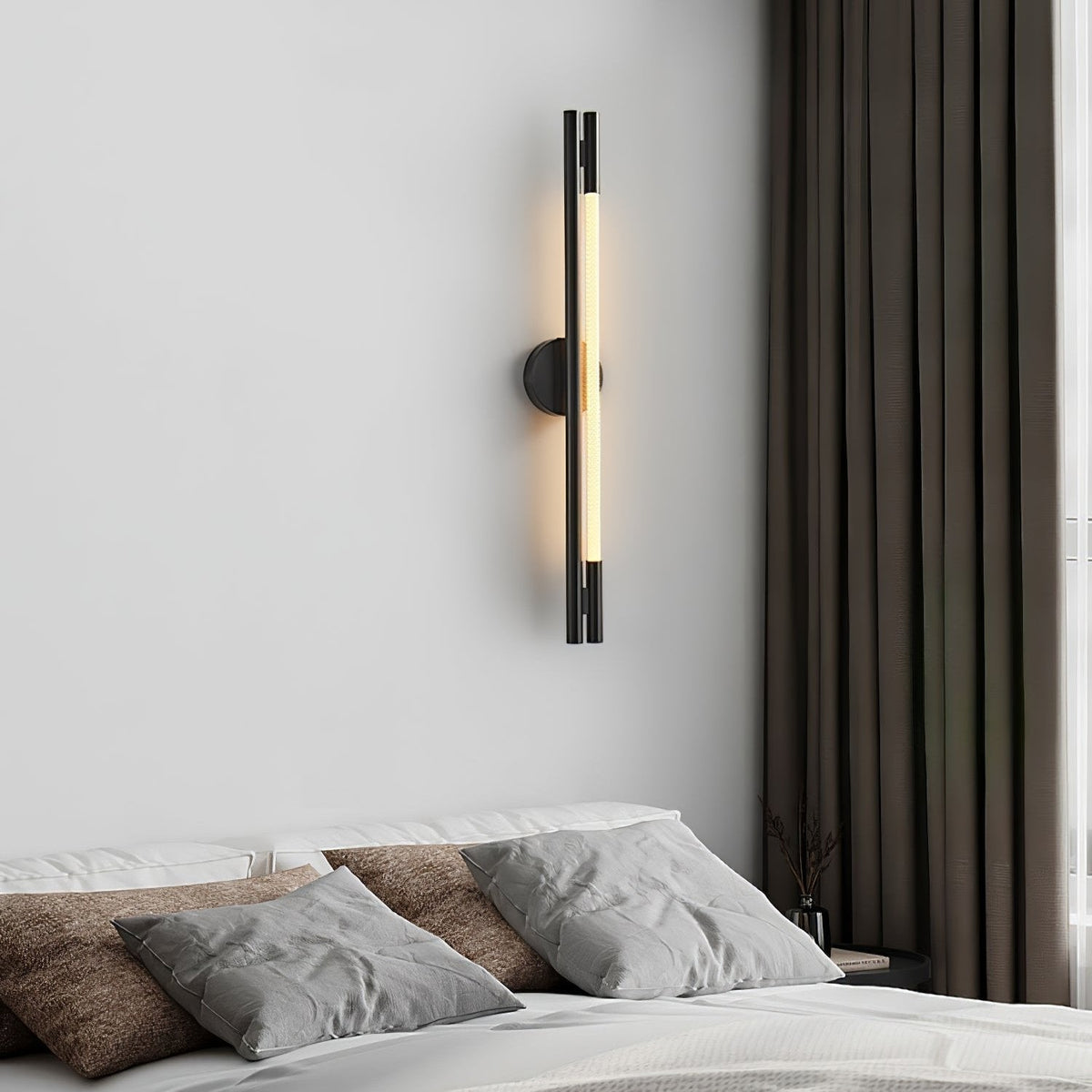Vavenara aplique de pared moderno minimalista con varilla