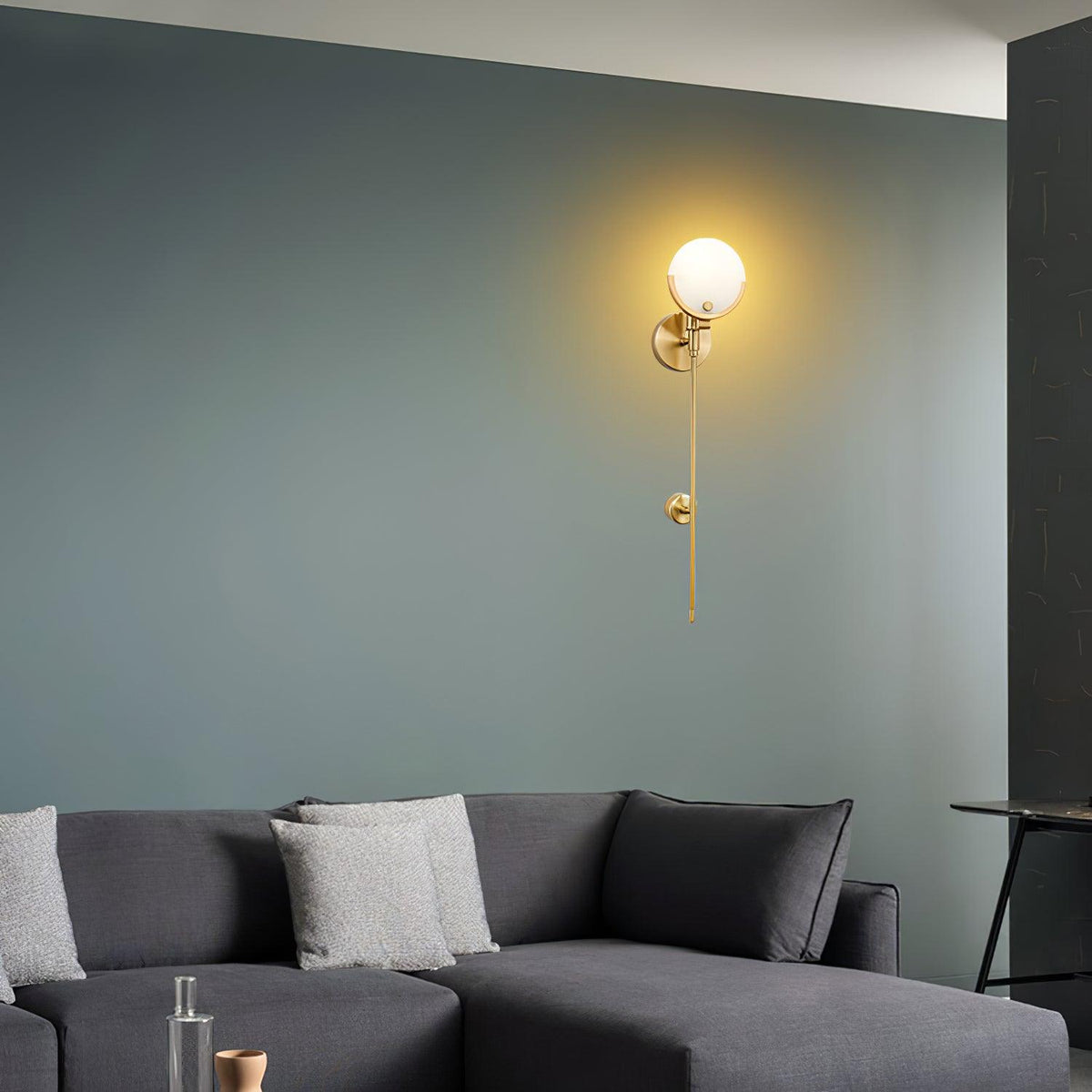 Aminex aplique de pared esfera alabastro