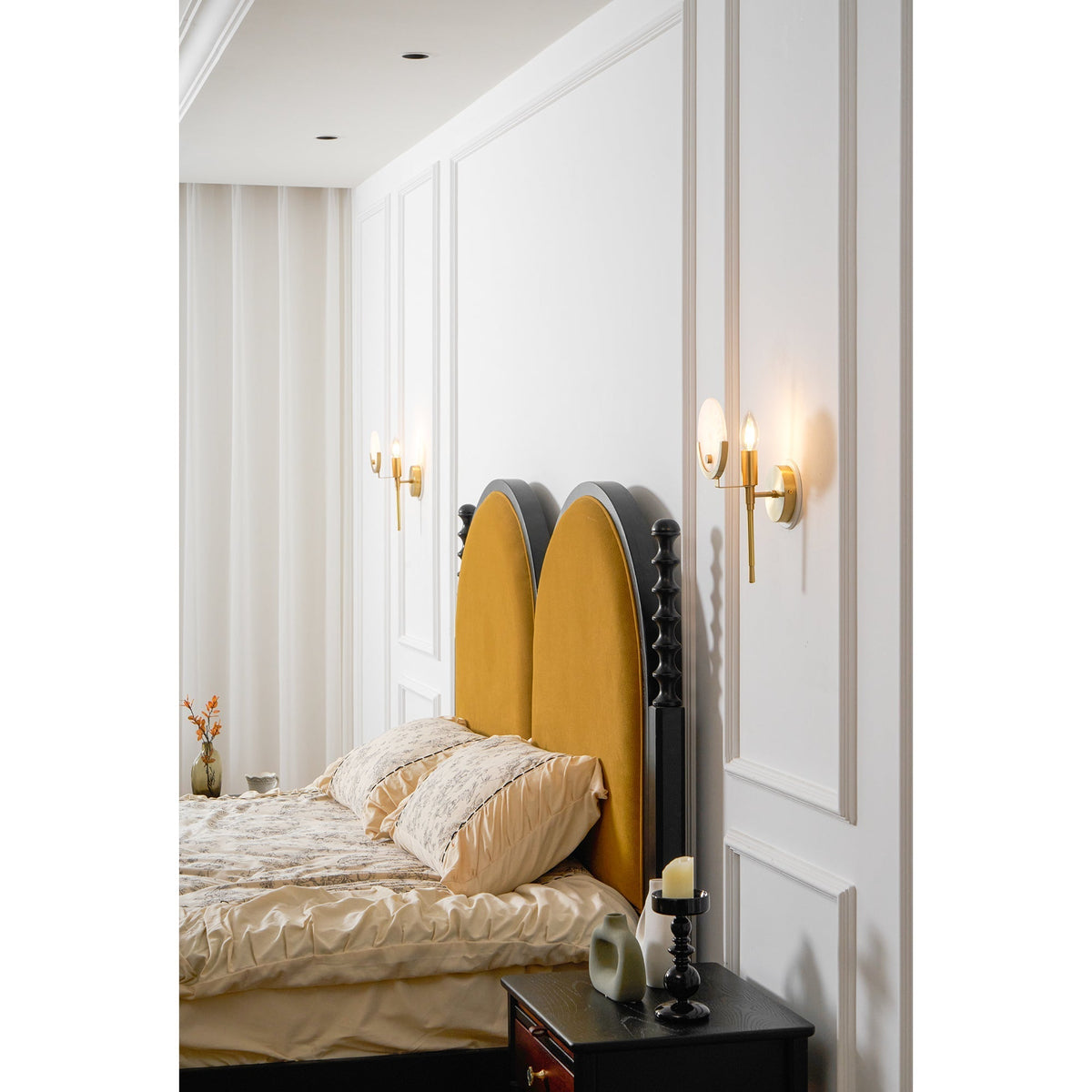 Aminex aplique de pared esfera alabastro