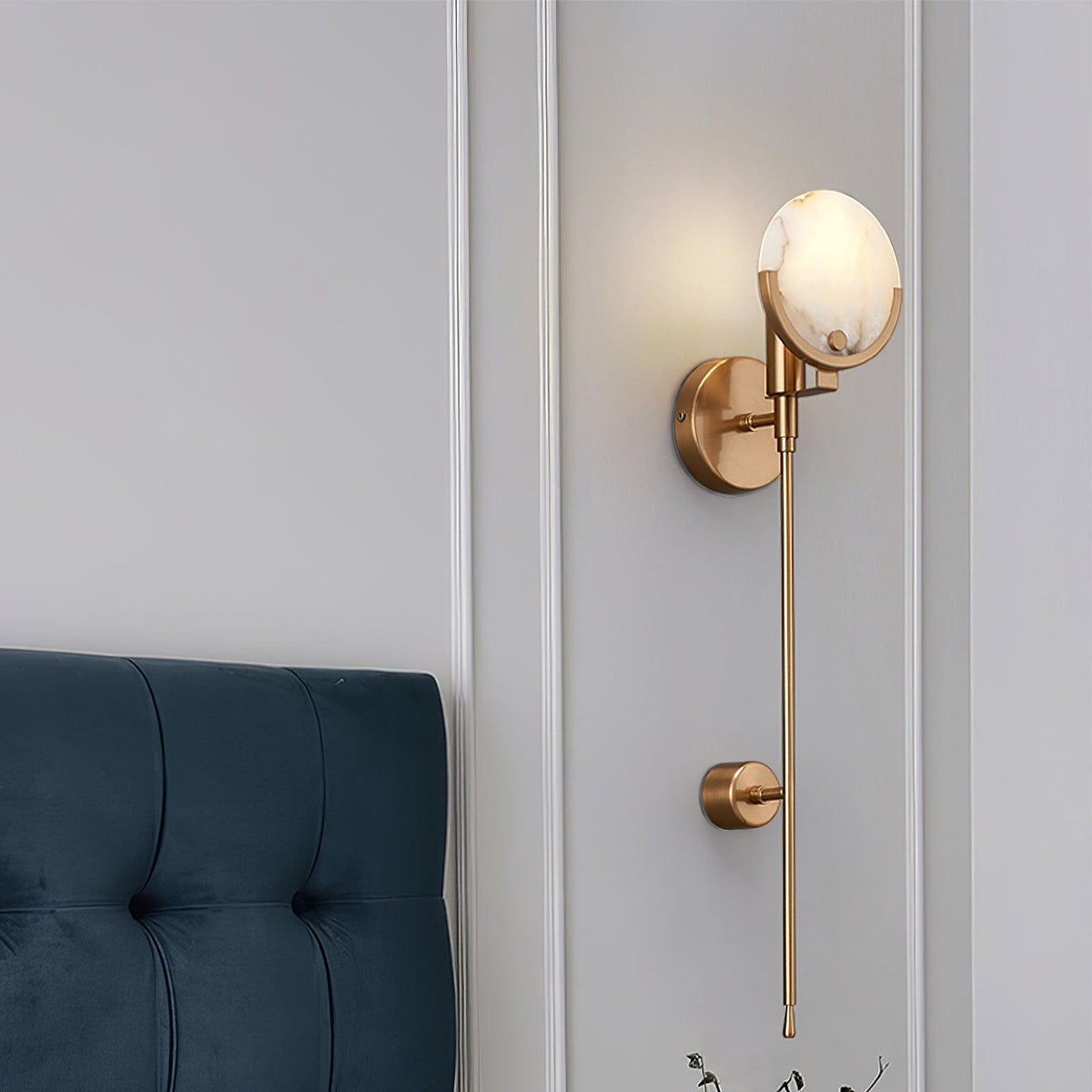 Aminex aplique de pared esfera alabastro