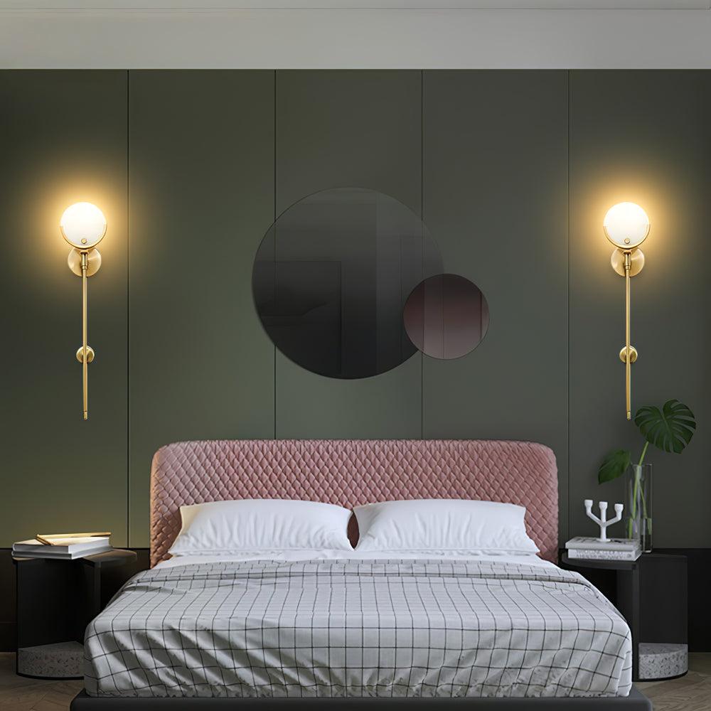 Aminex aplique de pared esfera alabastro