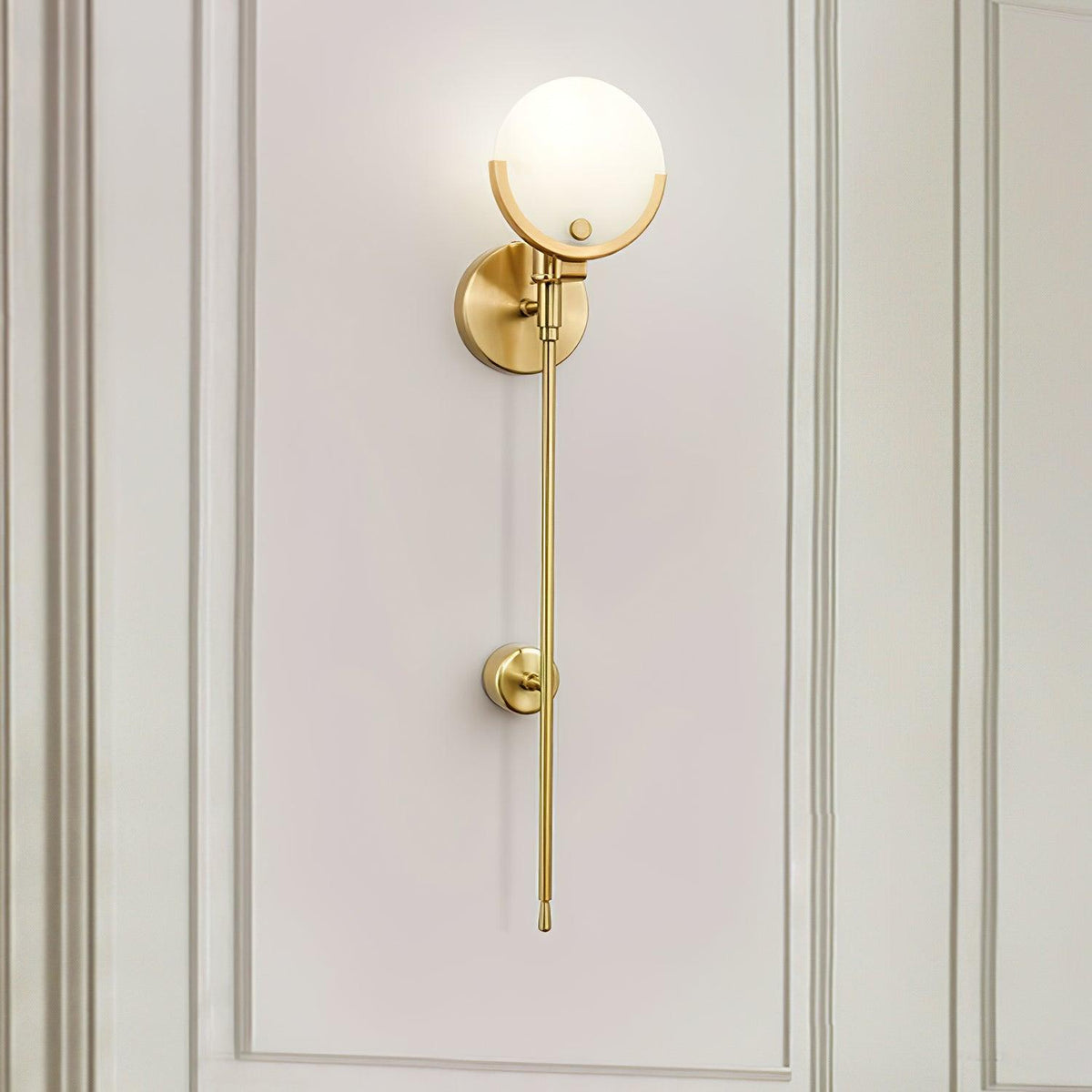 Aminex aplique de pared esfera alabastro