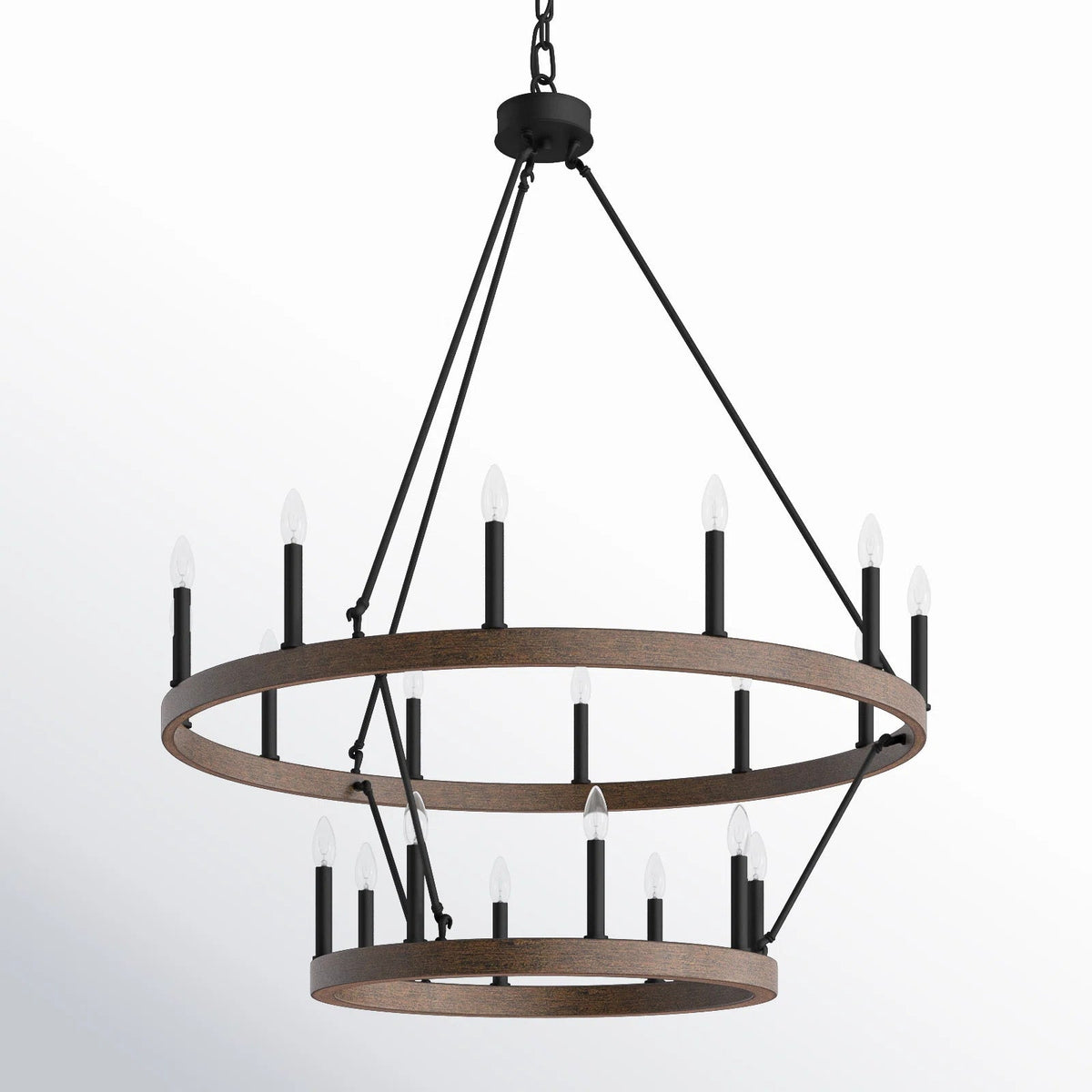 Mjolkuvyo lámpara de araña moderna minimalista de metal