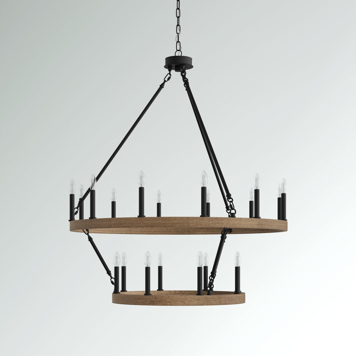 Mjolkuvyo lámpara de araña moderna minimalista de metal