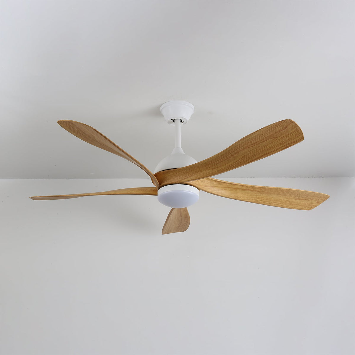 Sylven ventilador de techo con luz moderno de madera