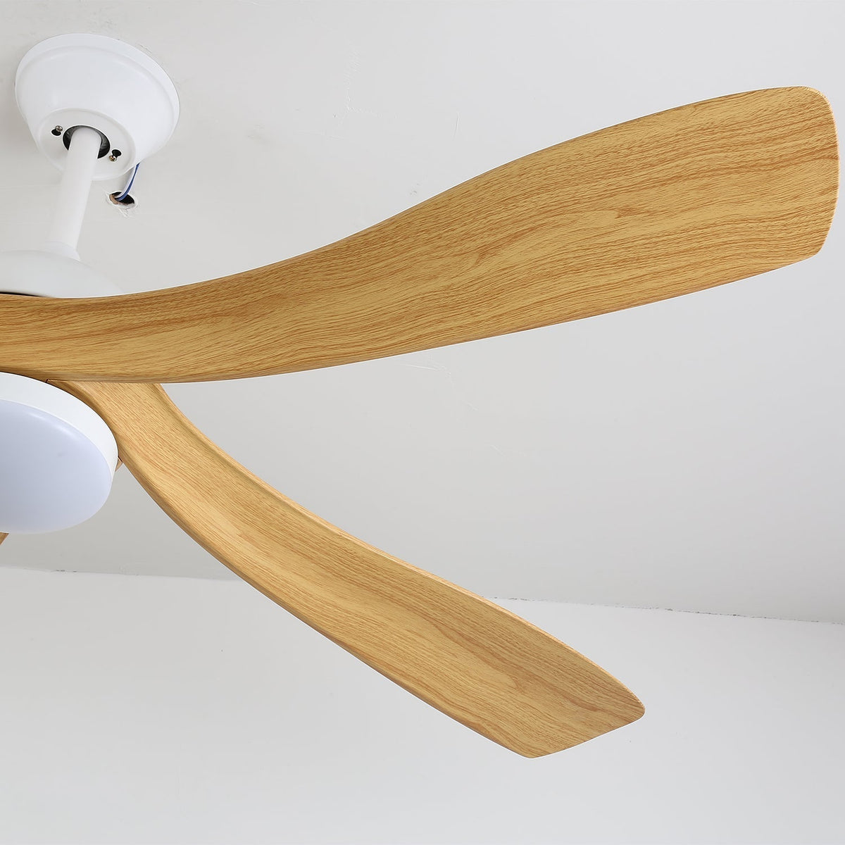 Sylven ventilador de techo con luz moderno de madera