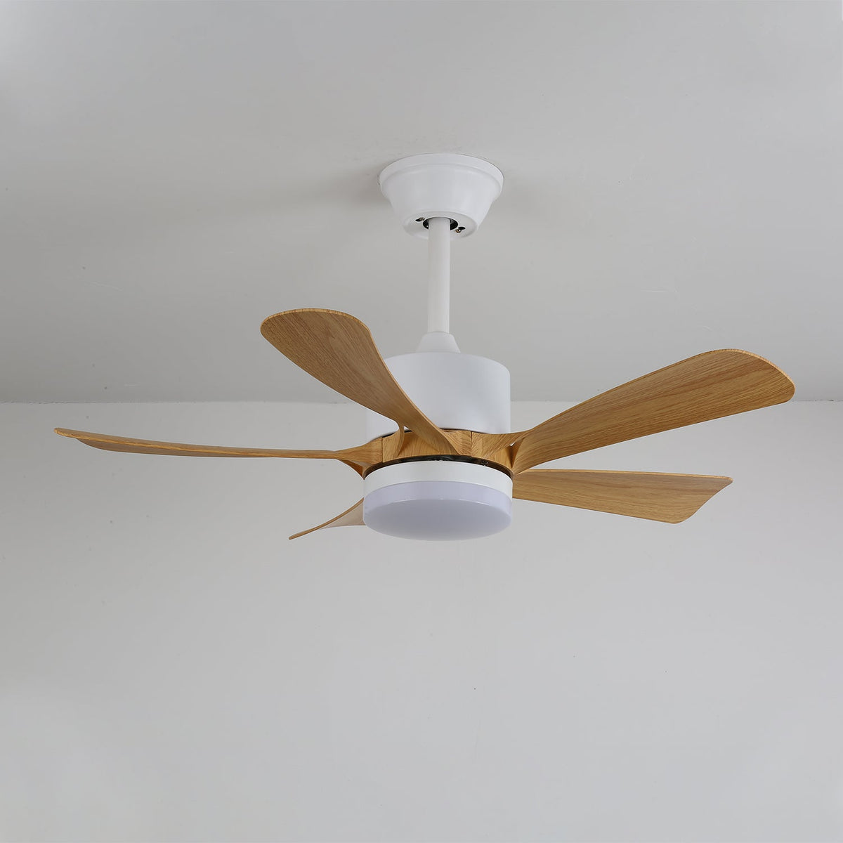 Sylven ventilador de techo con luz moderno de madera