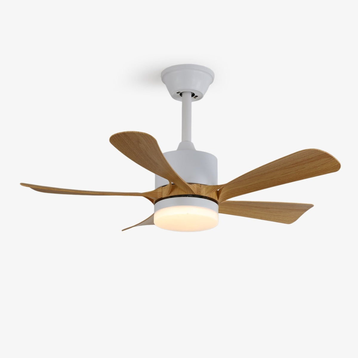 Sylven ventilador de techo con luz moderno de madera