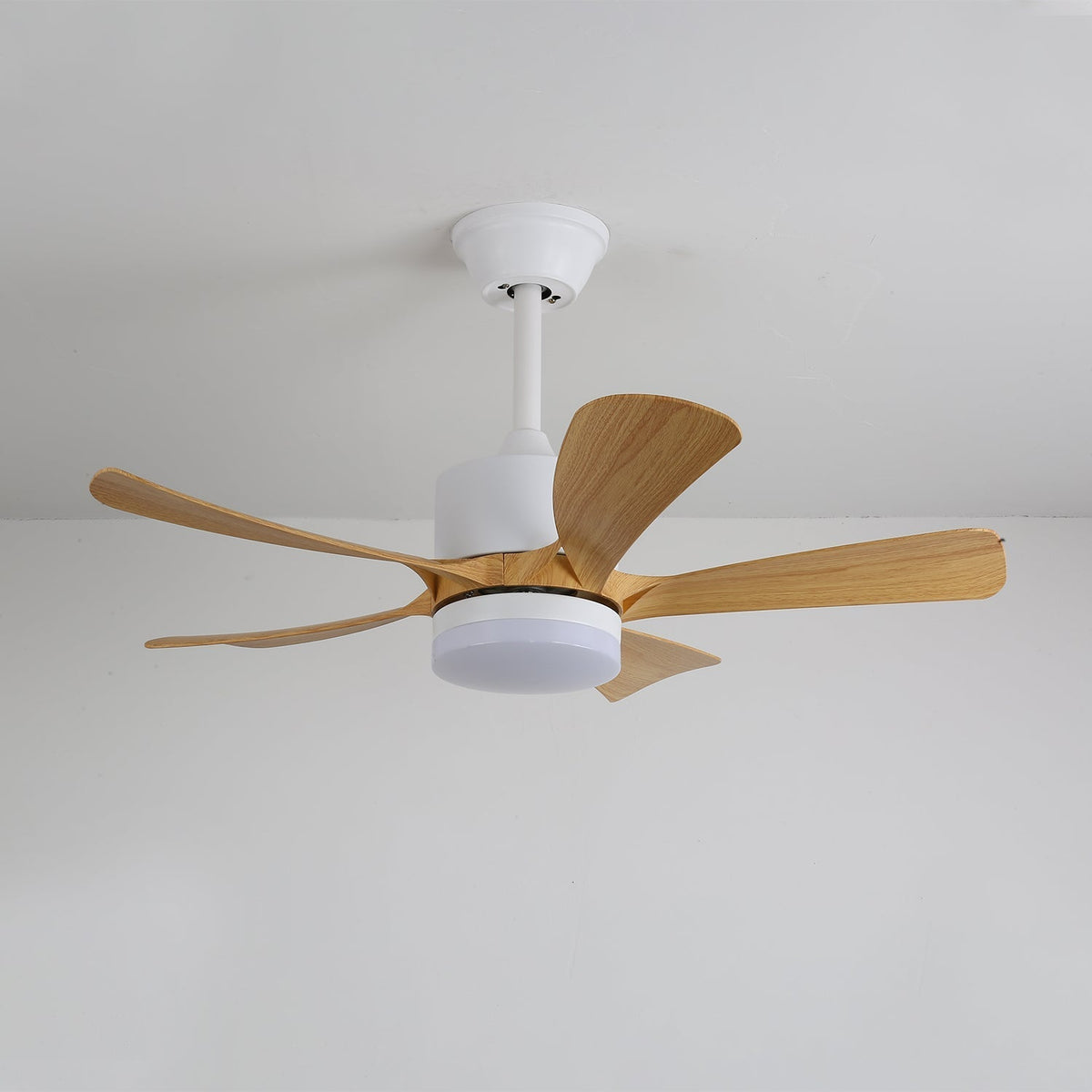 Sylven ventilador de techo con luz moderno de madera