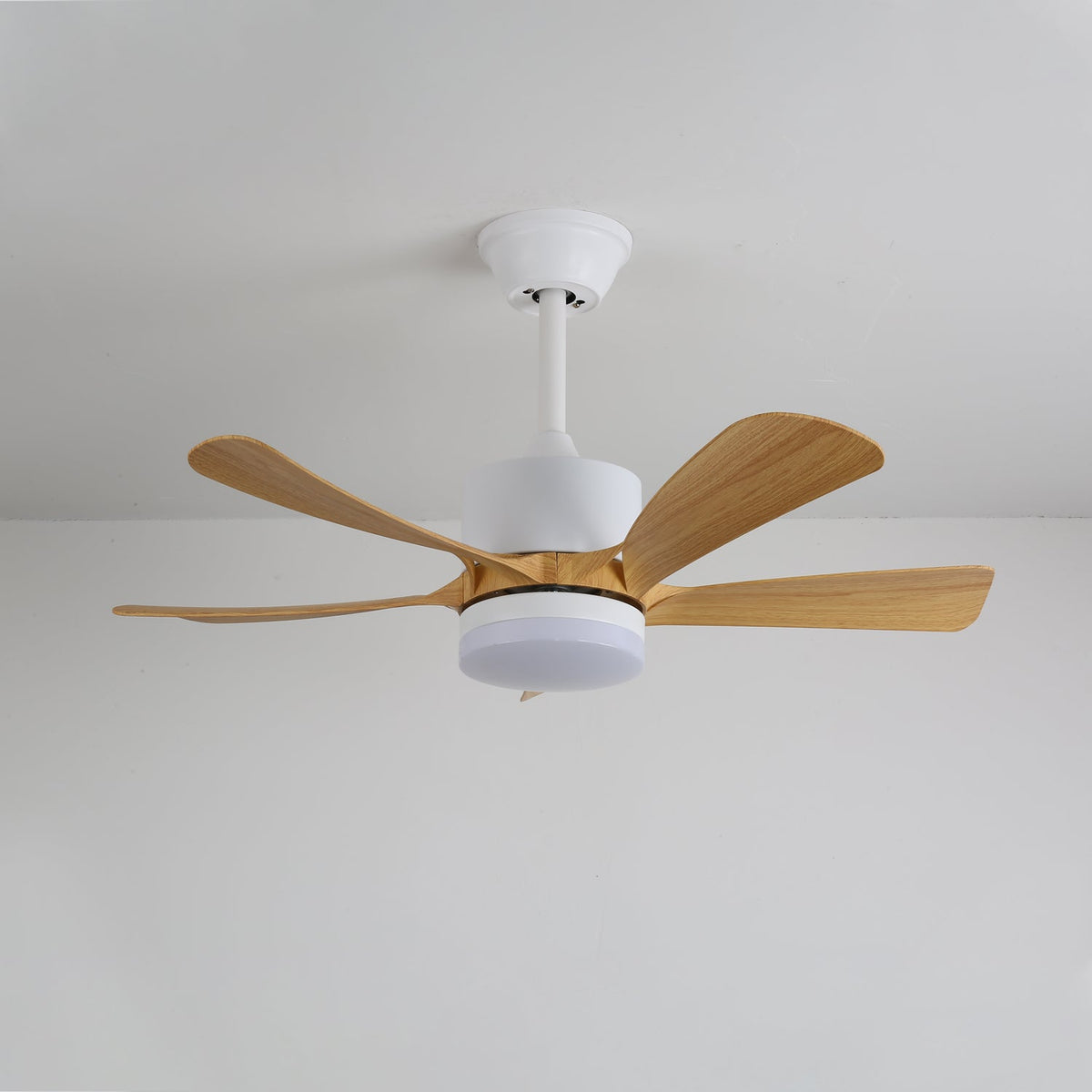 Sylven ventilador de techo con luz moderno de madera