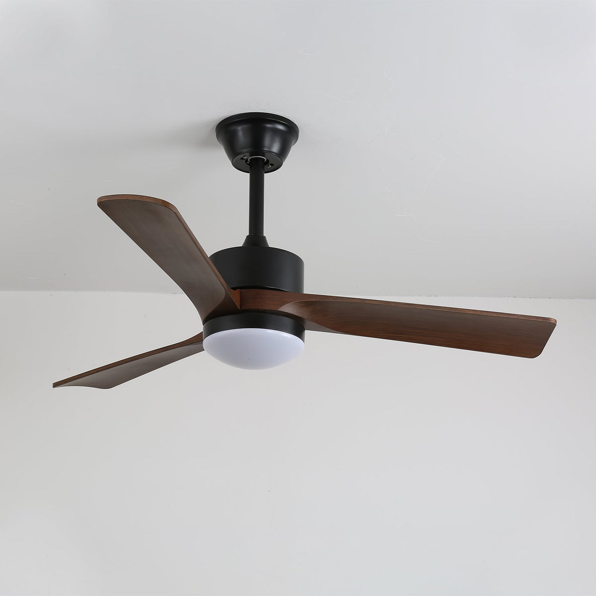 Evraeis ventilador de techo con luz moderno de madera