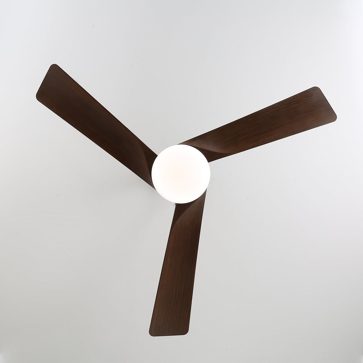 Evraeis ventilador de techo con luz moderno de madera