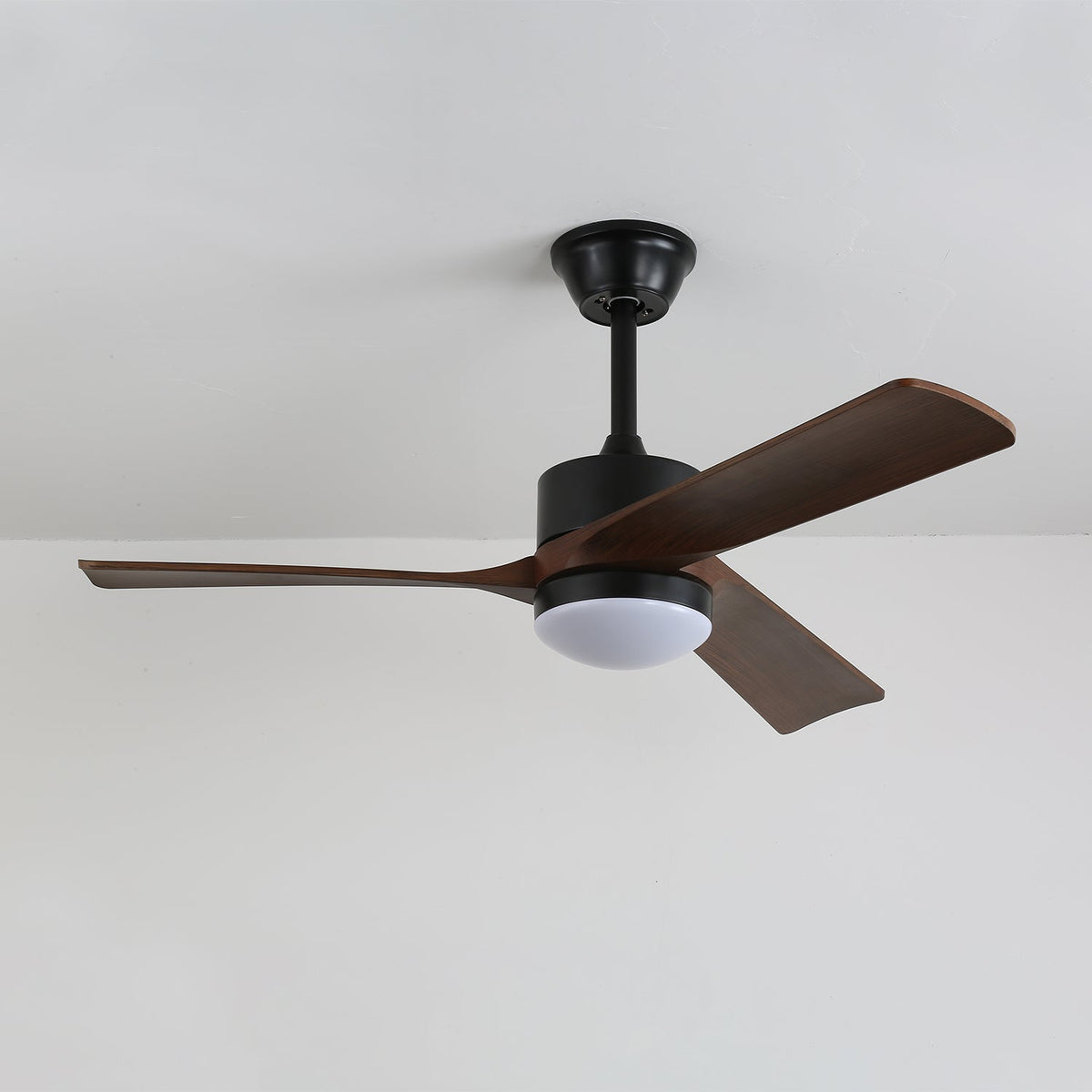 Evraeis ventilador de techo con luz moderno de madera