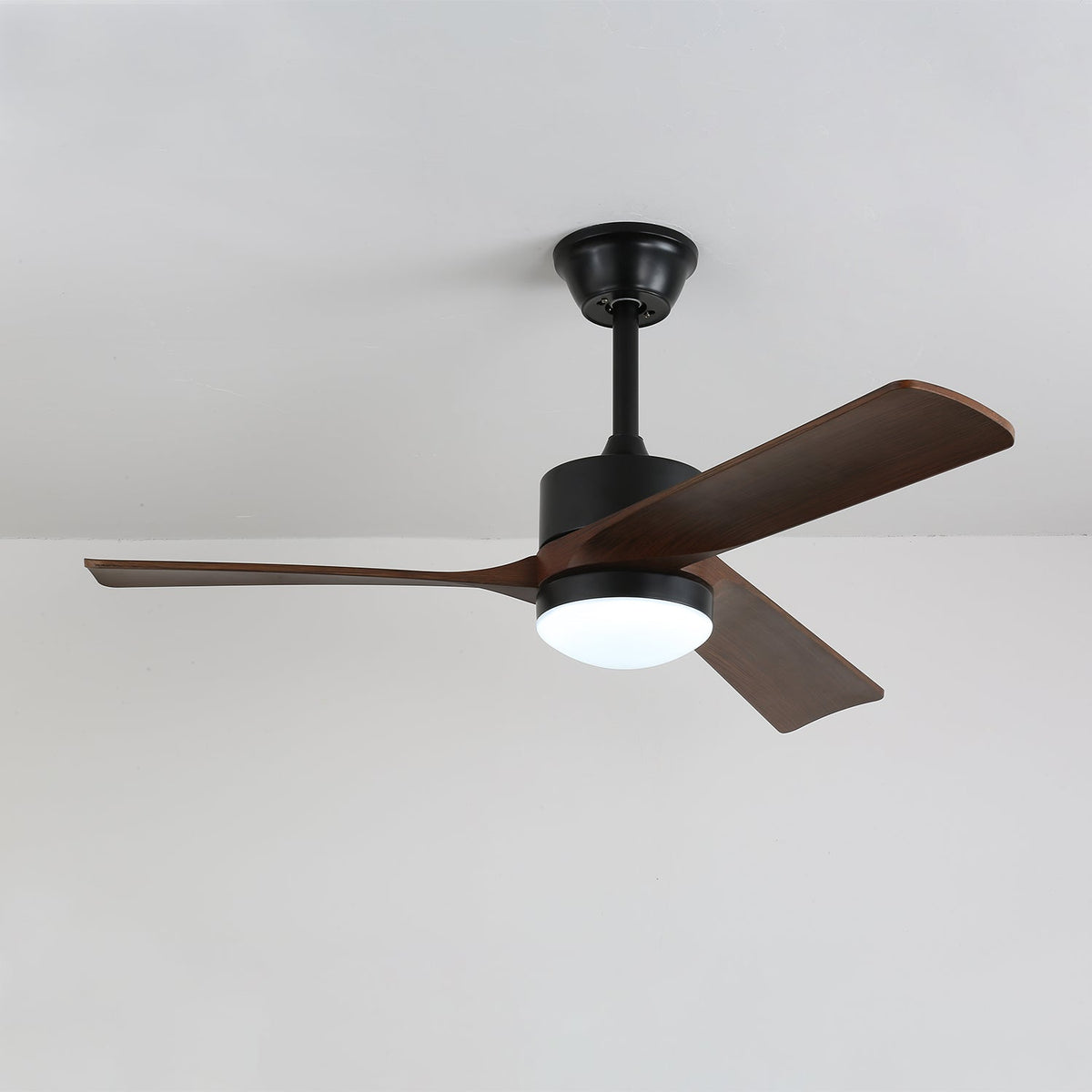 Evraeis ventilador de techo con luz moderno de madera