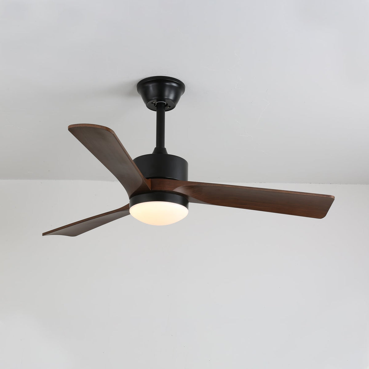 Evraeis ventilador de techo con luz moderno de madera
