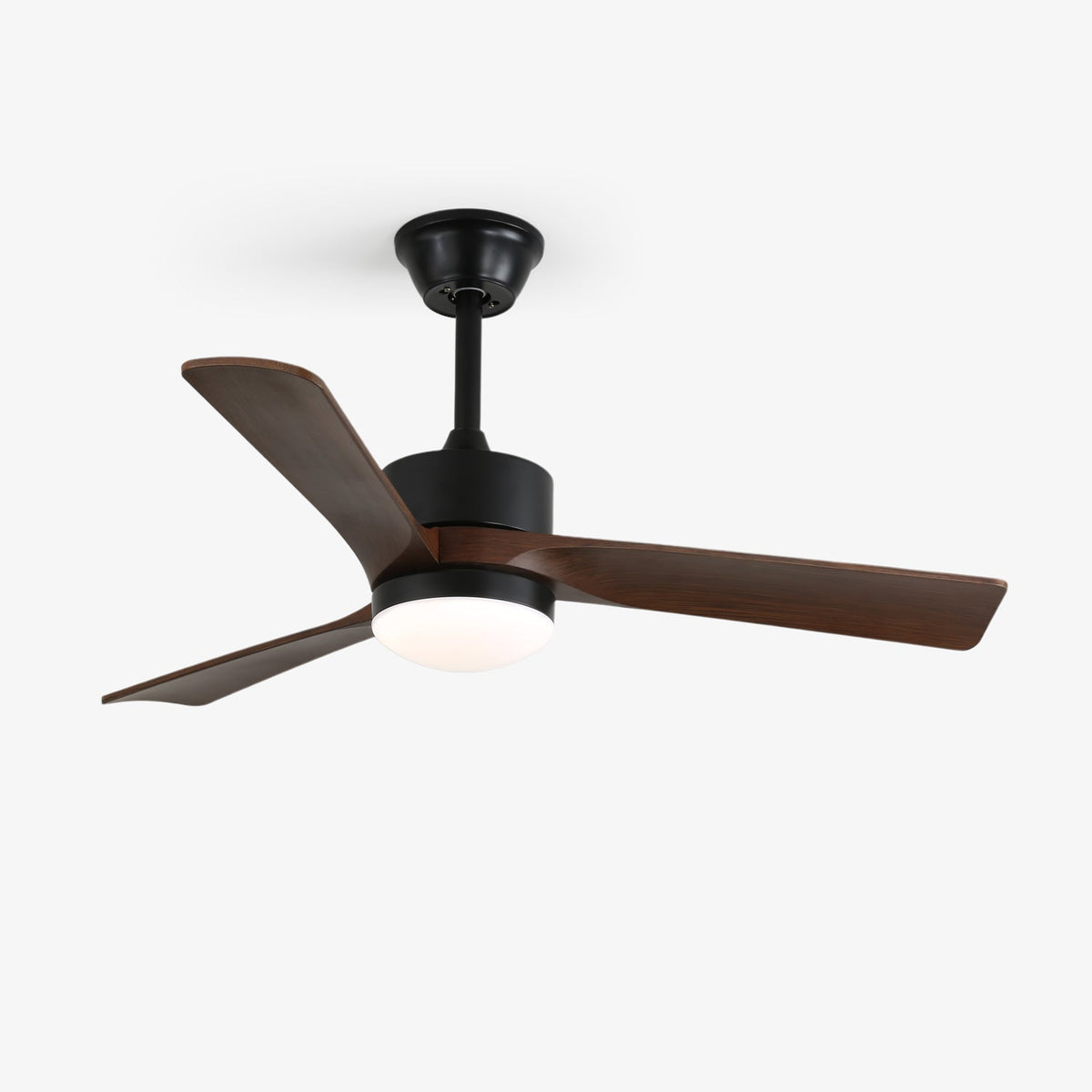 Evraeis ventilador de techo con luz moderno de madera