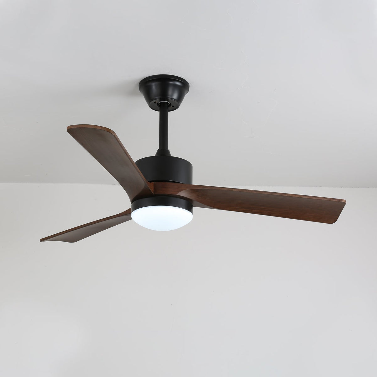 Evraeis ventilador de techo con luz moderno de madera
