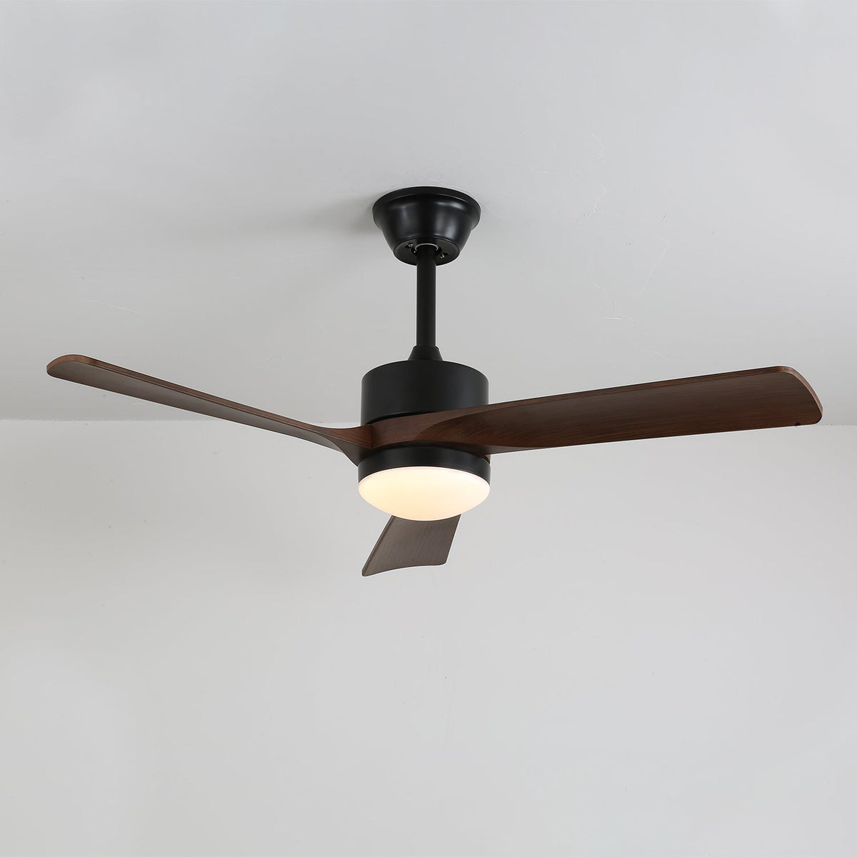 Evraeis ventilador de techo con luz moderno de madera