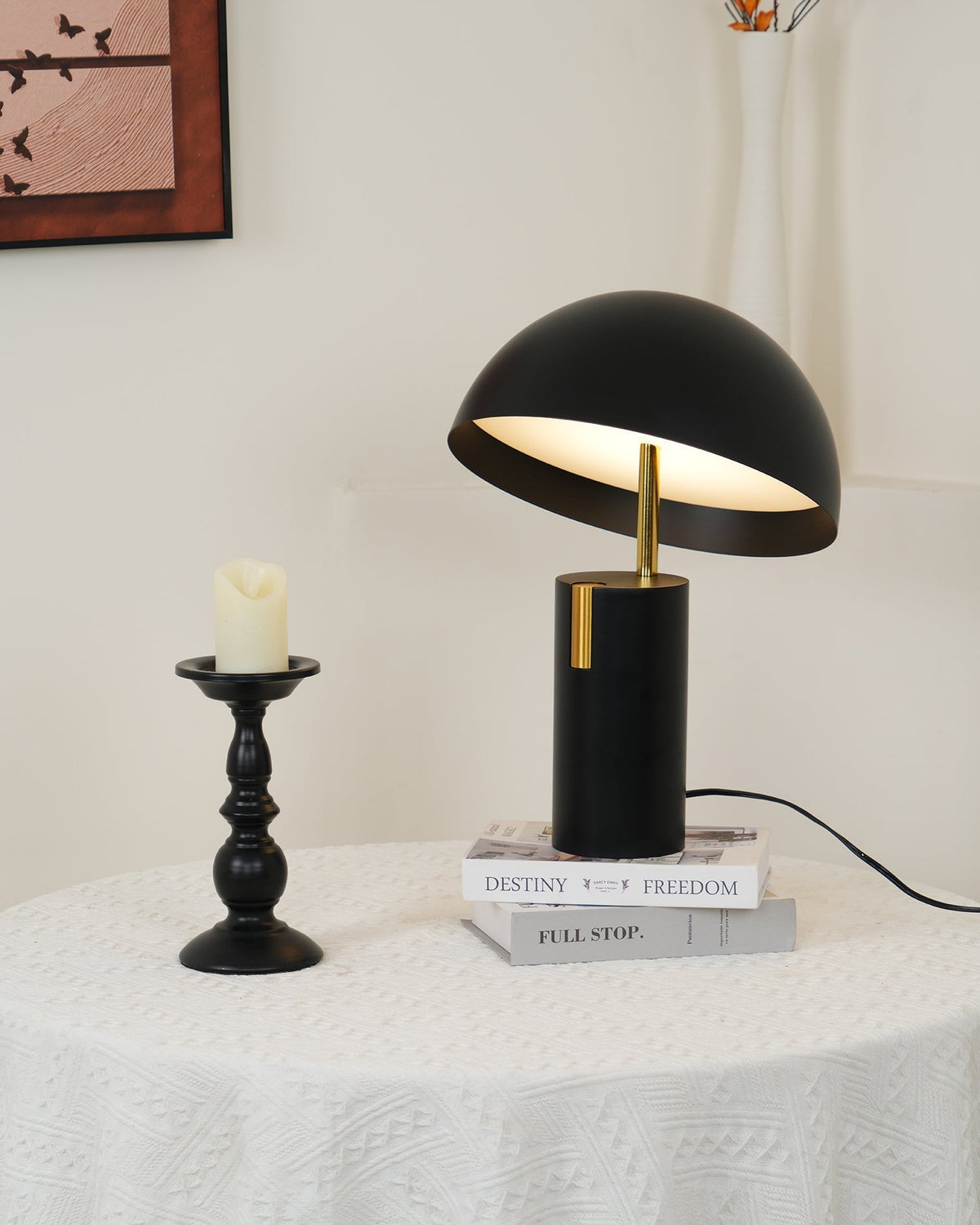 Veroca lámpara de mesa de acero industrial