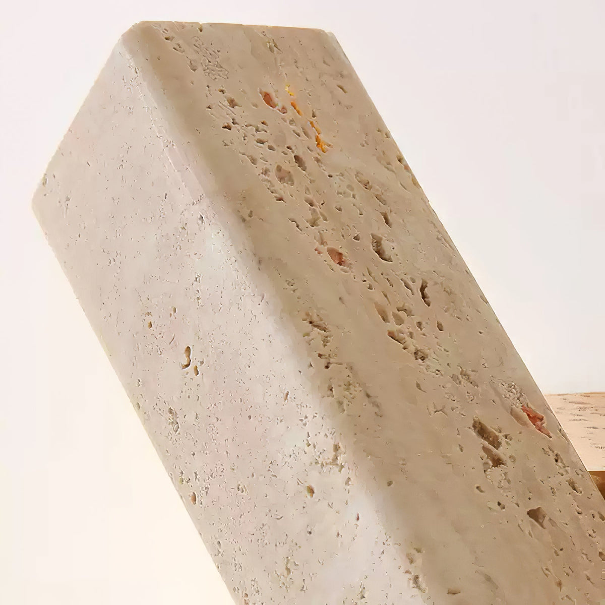 Esorora aplique de pared rectangular de travertino