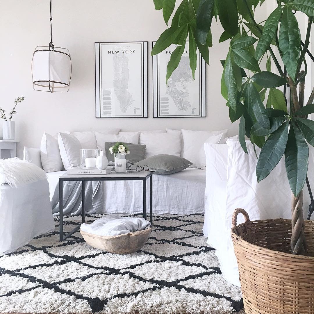 Arioelia lámpara colgante con pantalla de bambú para sala de estar
