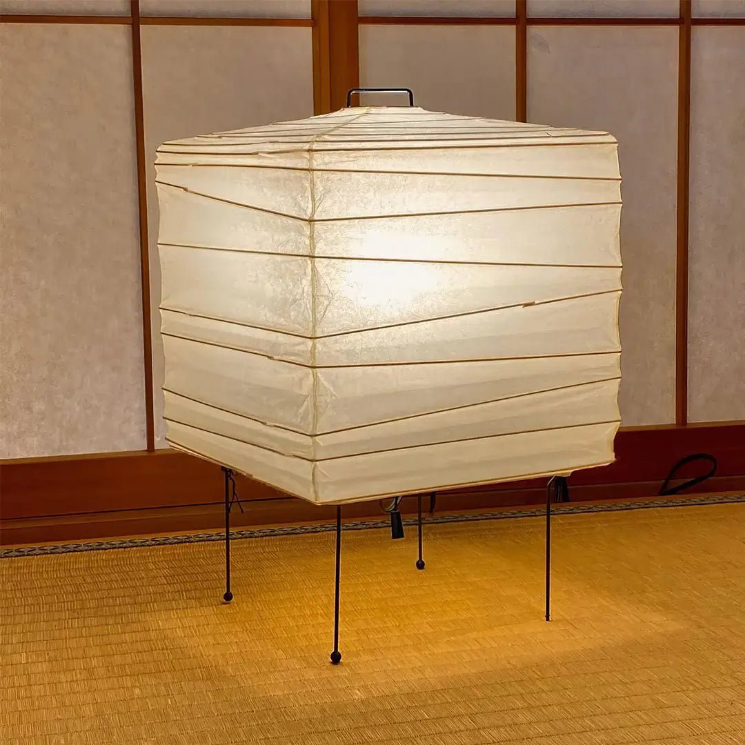 Mith lámpara de mesa de papel oriental
