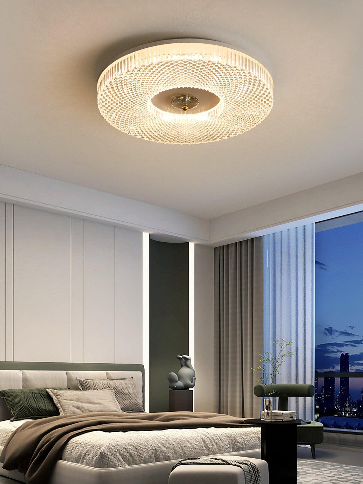 Nirenaine lámpara de techo LED acrílico