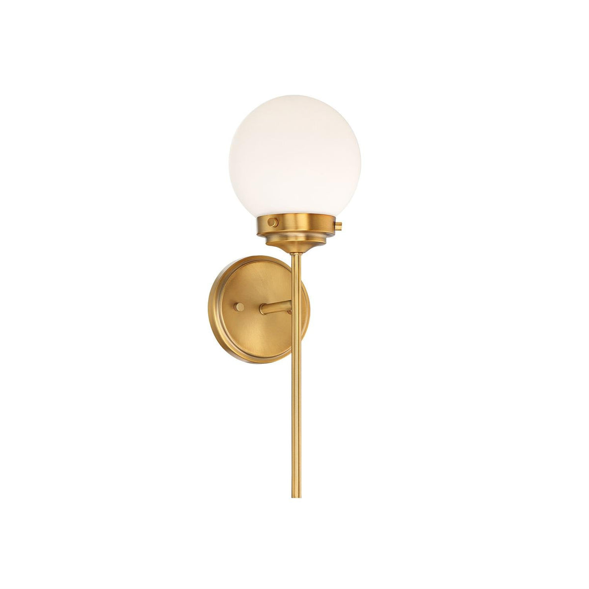Waegnuvyh aplique de pared moderno minimalista de latón con vidrio