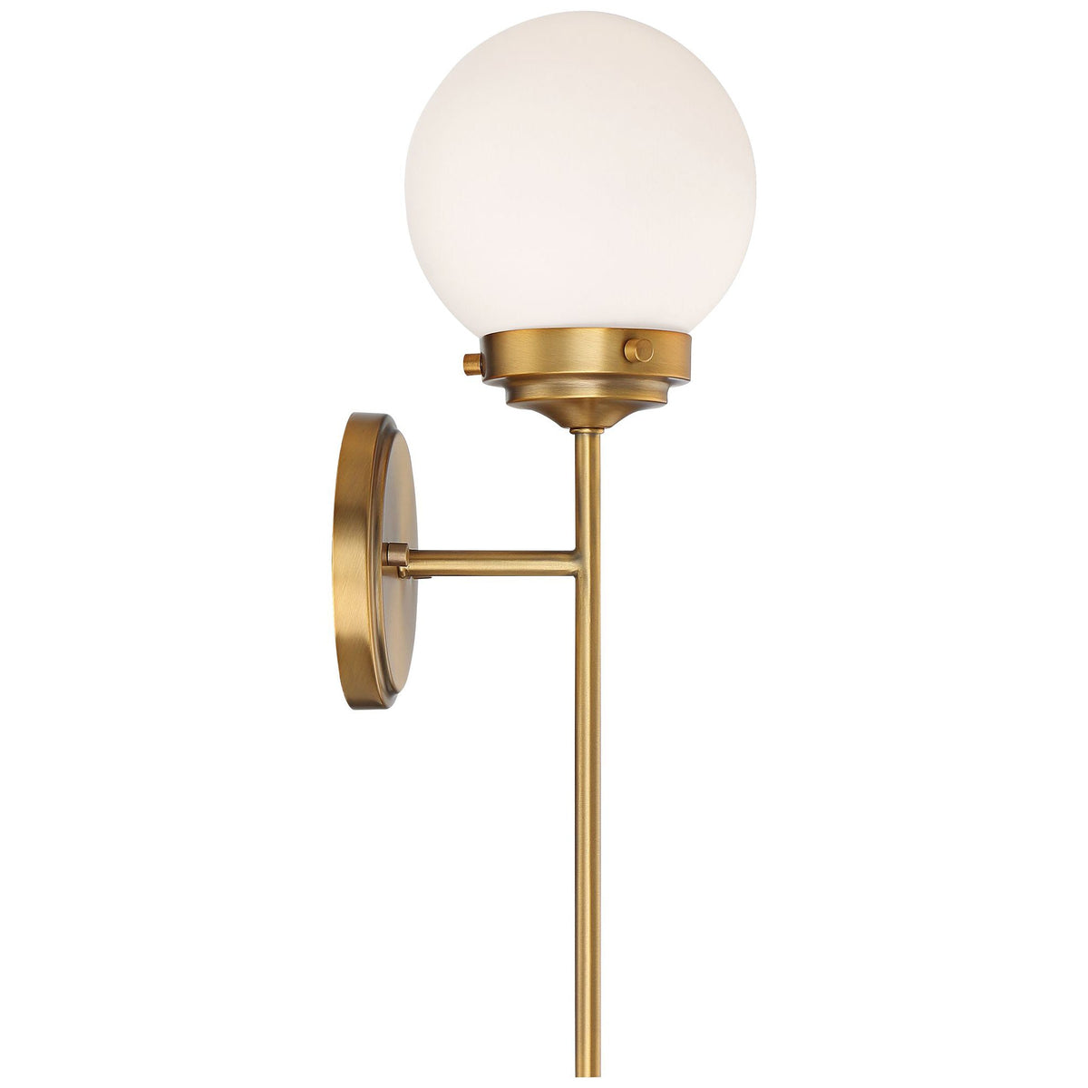 Waegnuvyh aplique de pared moderno minimalista de latón con vidrio