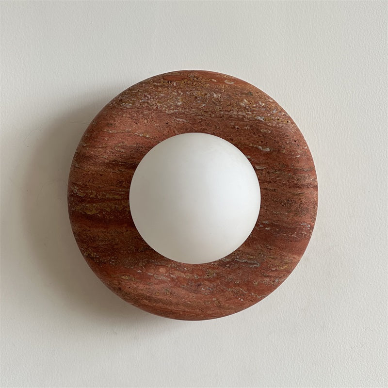 Orli Aplique de pared Travertino Minimalista
