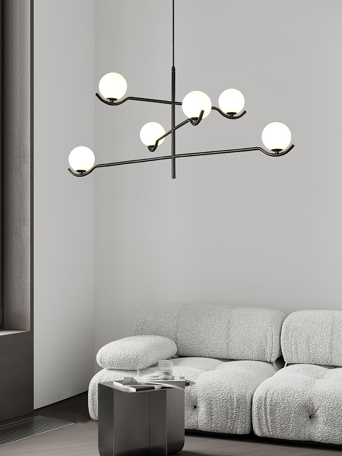 Bora lámpara colgante minimalista de vidrio