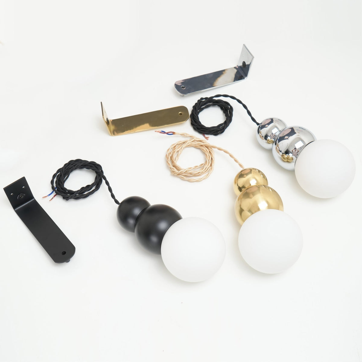 Cin aplique de pared Ball Series de vidrio