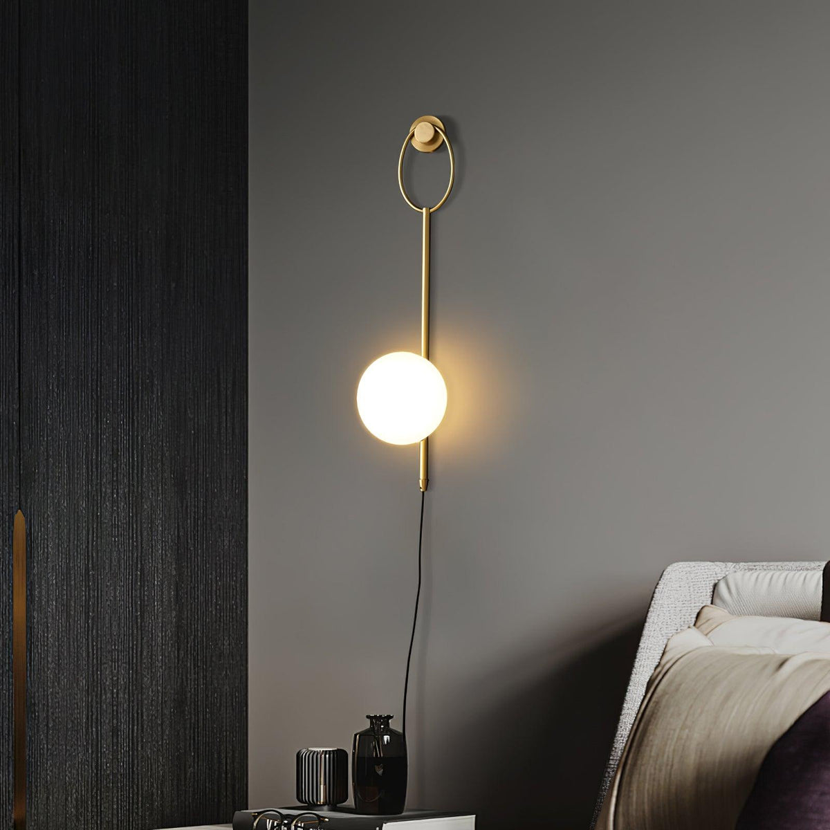 Selaella aplique de pared minimalista