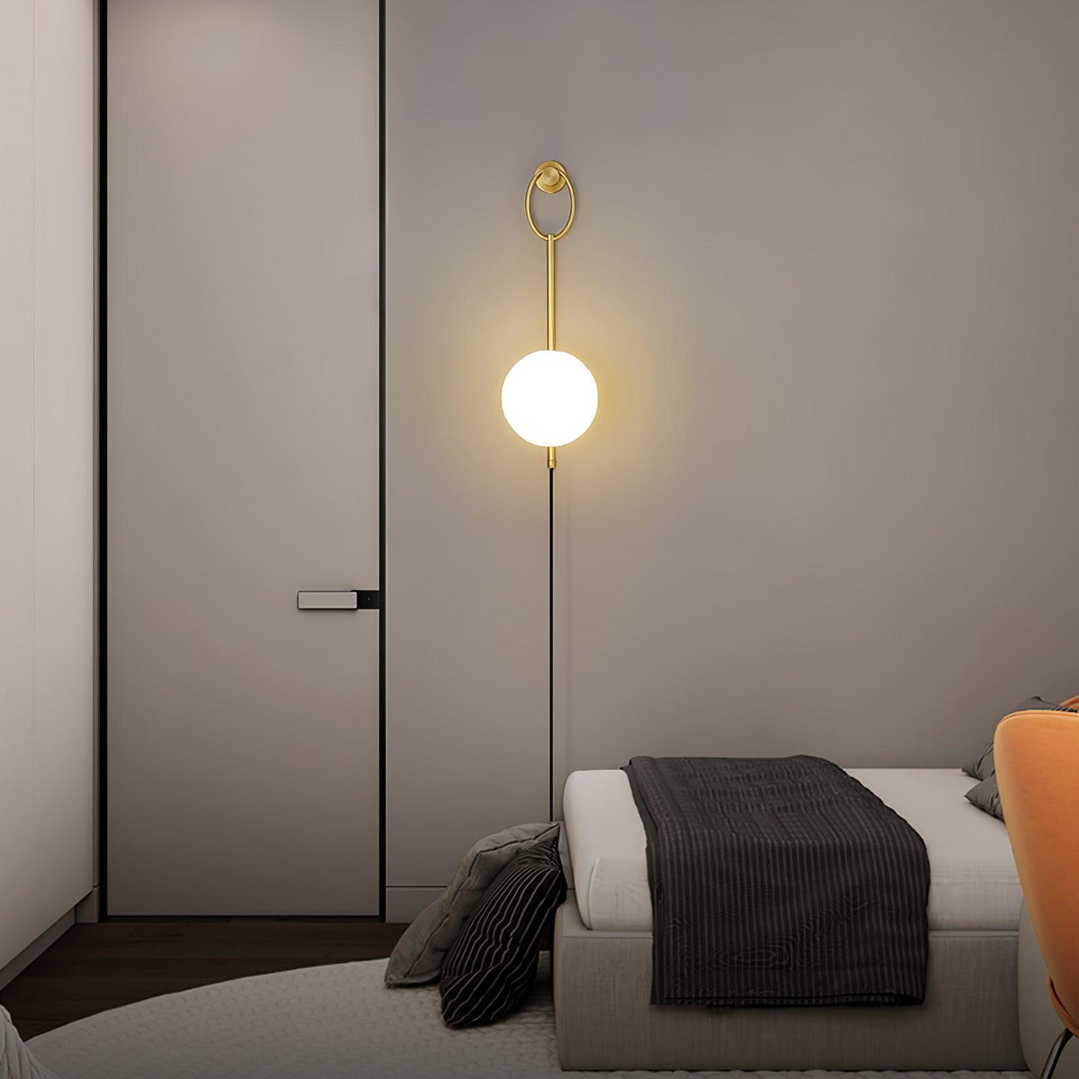 Selaella aplique de pared minimalista