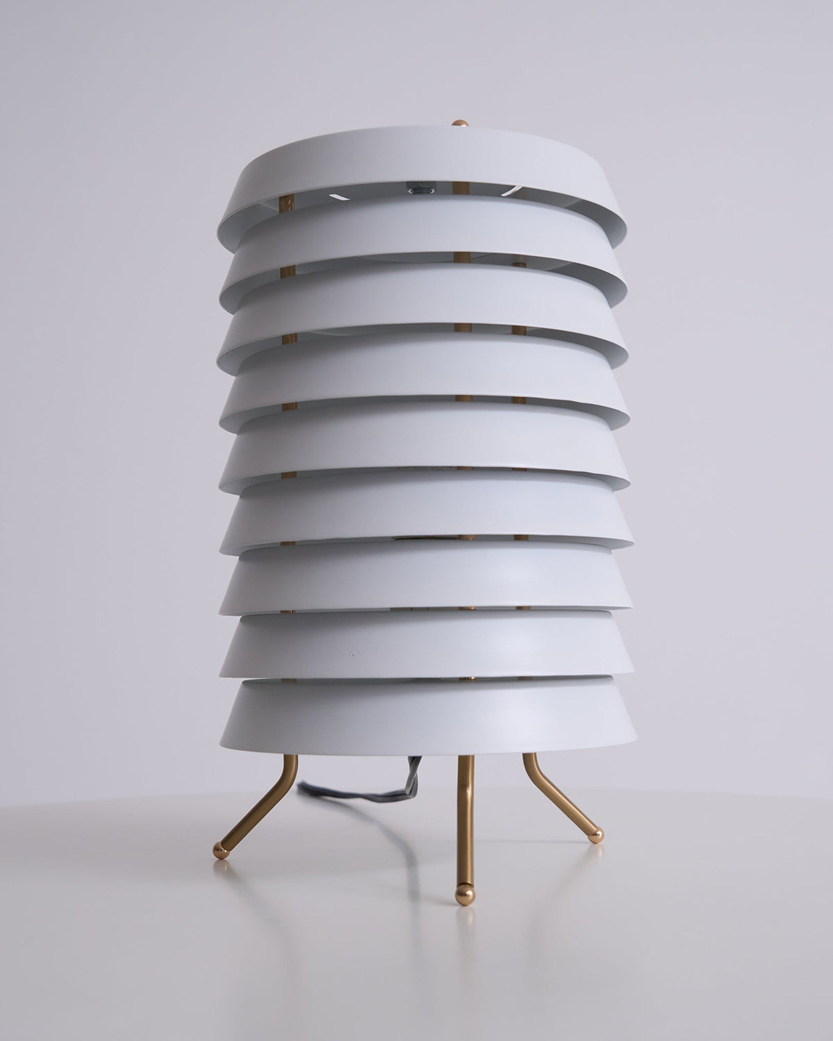 Orelelette lámpara de mesa Lattice escandinava