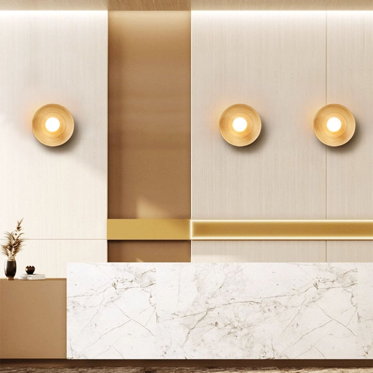 Arialine aplique de pared Bamboo Aura