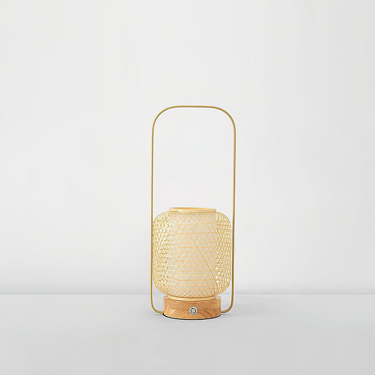 Orbituse lámpara de mesa de madera