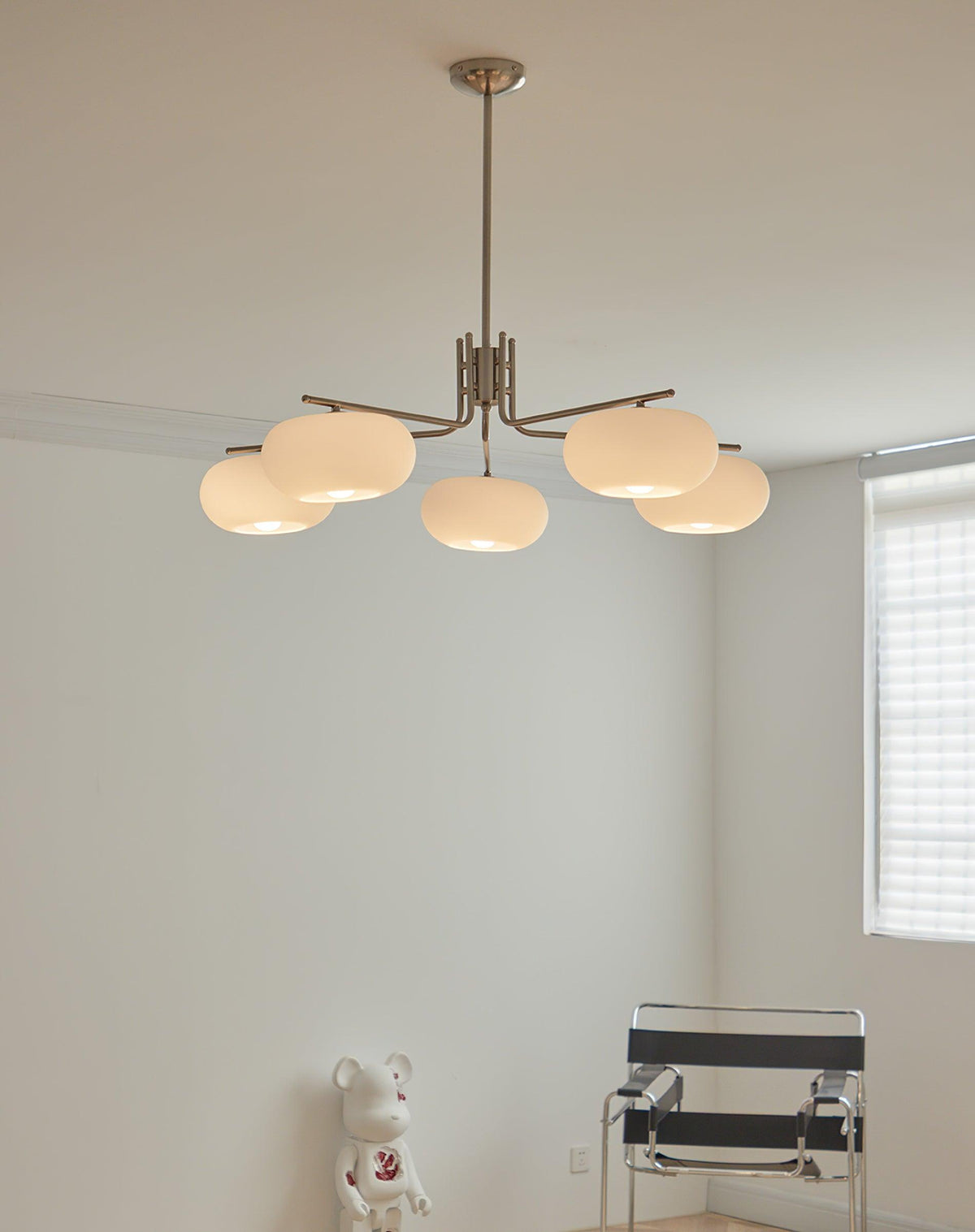 Deloz lámpara de araña Industrial 5-Luces moderna