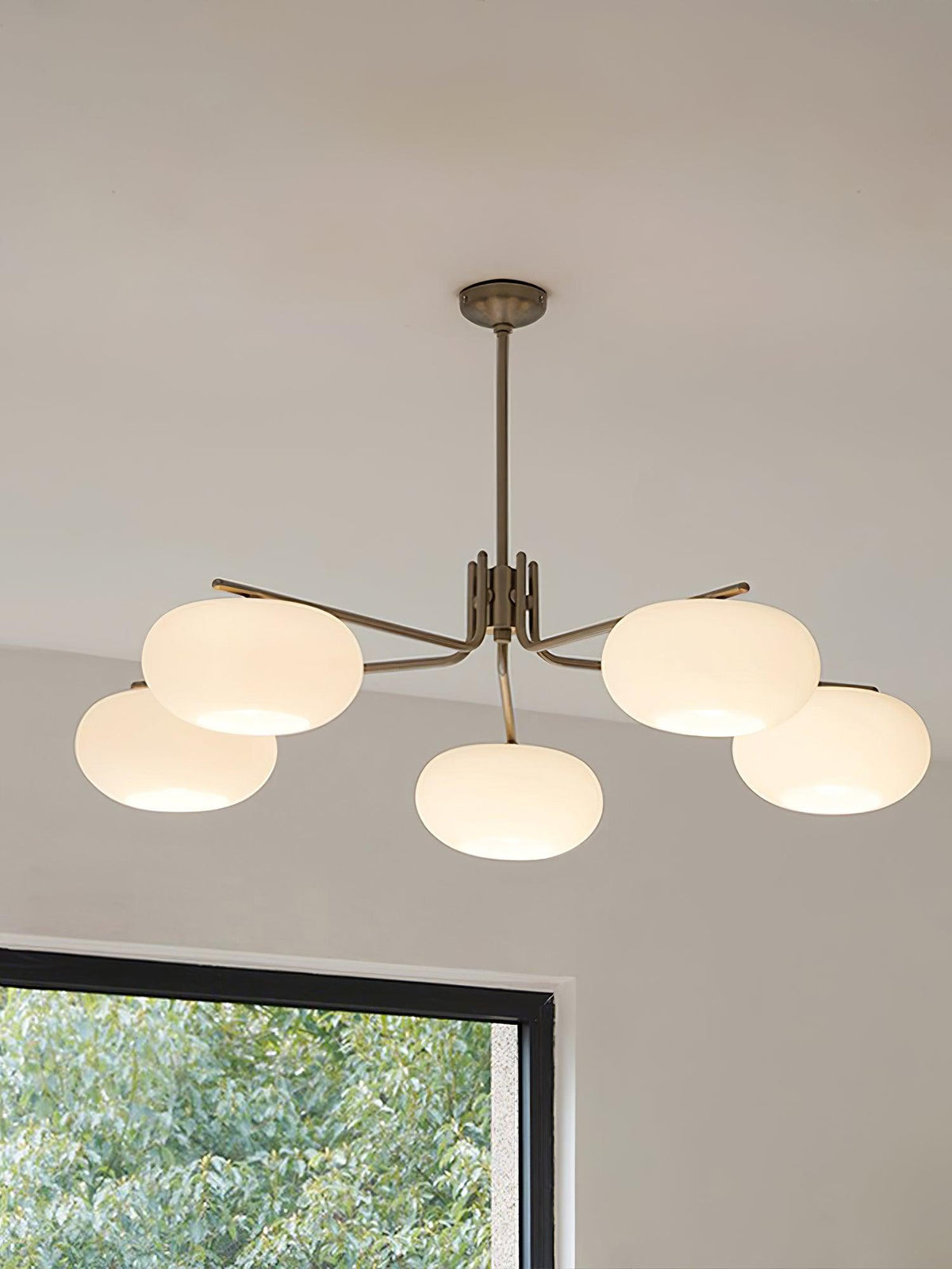 Deloz lámpara de araña Industrial 5-Luces moderna