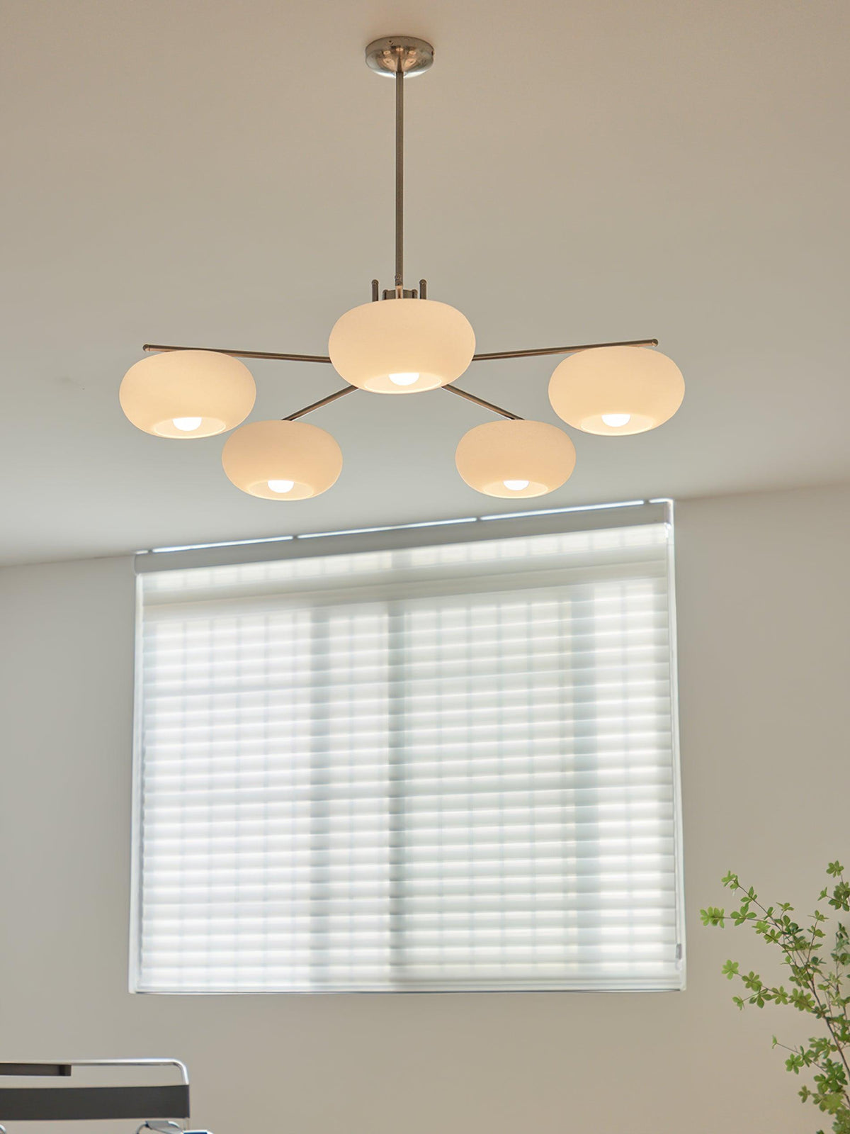 Deloz lámpara de araña Industrial 5-Luces moderna
