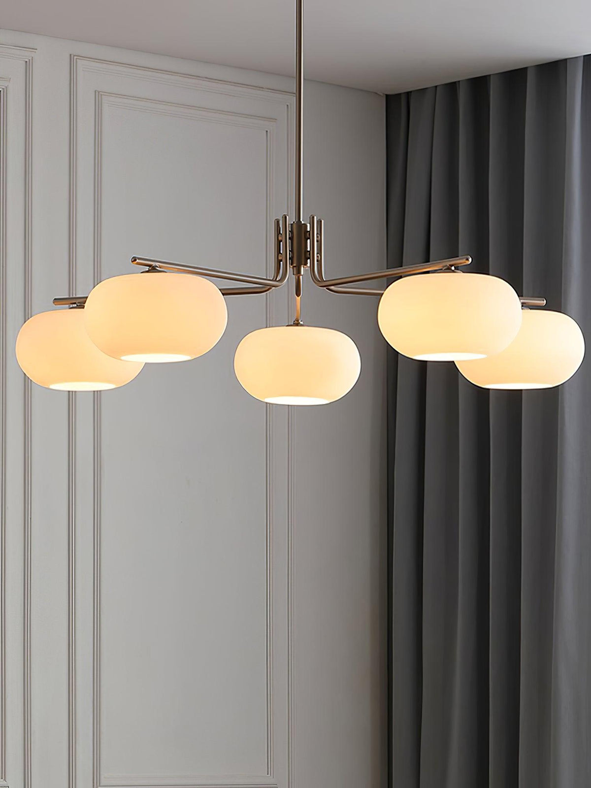 Deloz lámpara de araña Industrial 5-Luces moderna