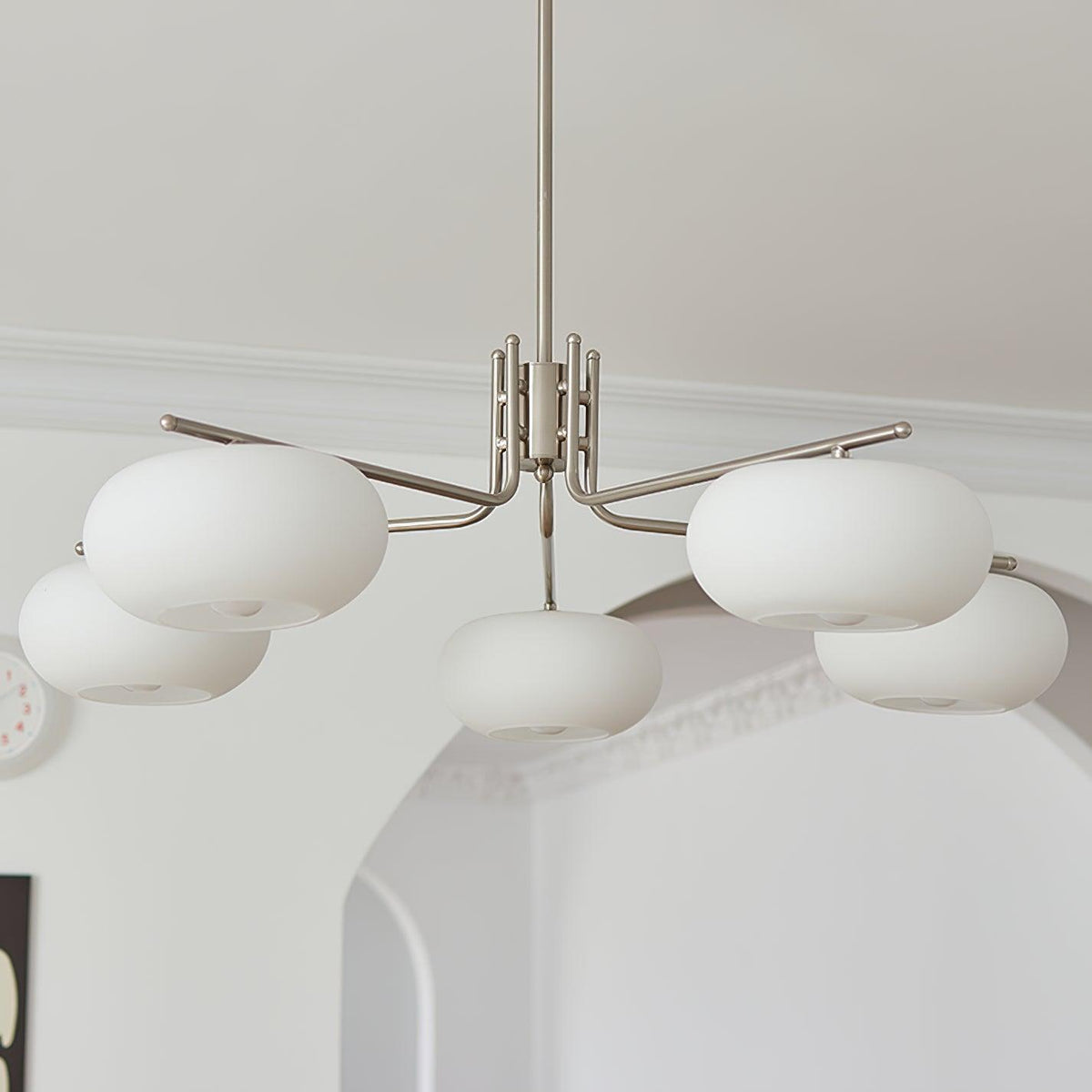 Deloz lámpara de araña Industrial 5-Luces moderna