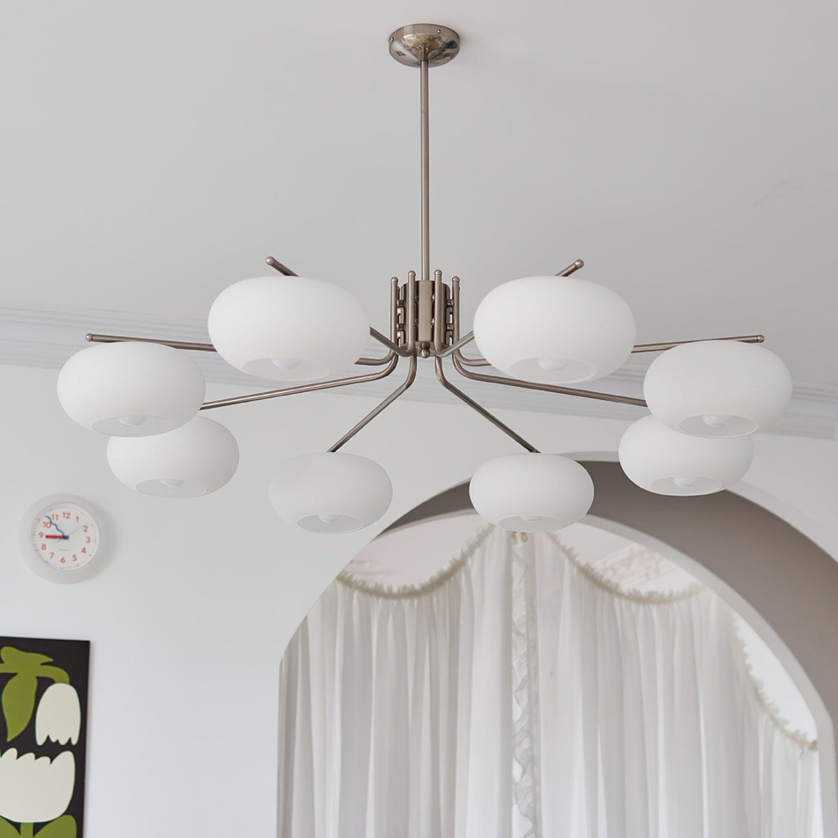Deloz lámpara de araña Industrial 5-Luces moderna