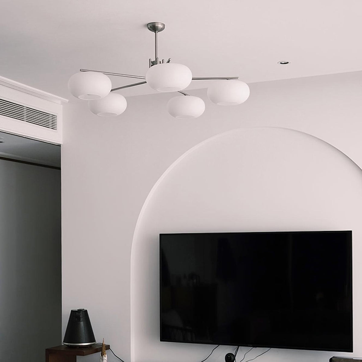 Deloz lámpara de araña Industrial 5-Luces moderna