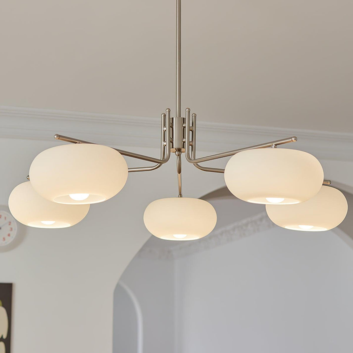 Deloz lámpara de araña Industrial 5-Luces moderna
