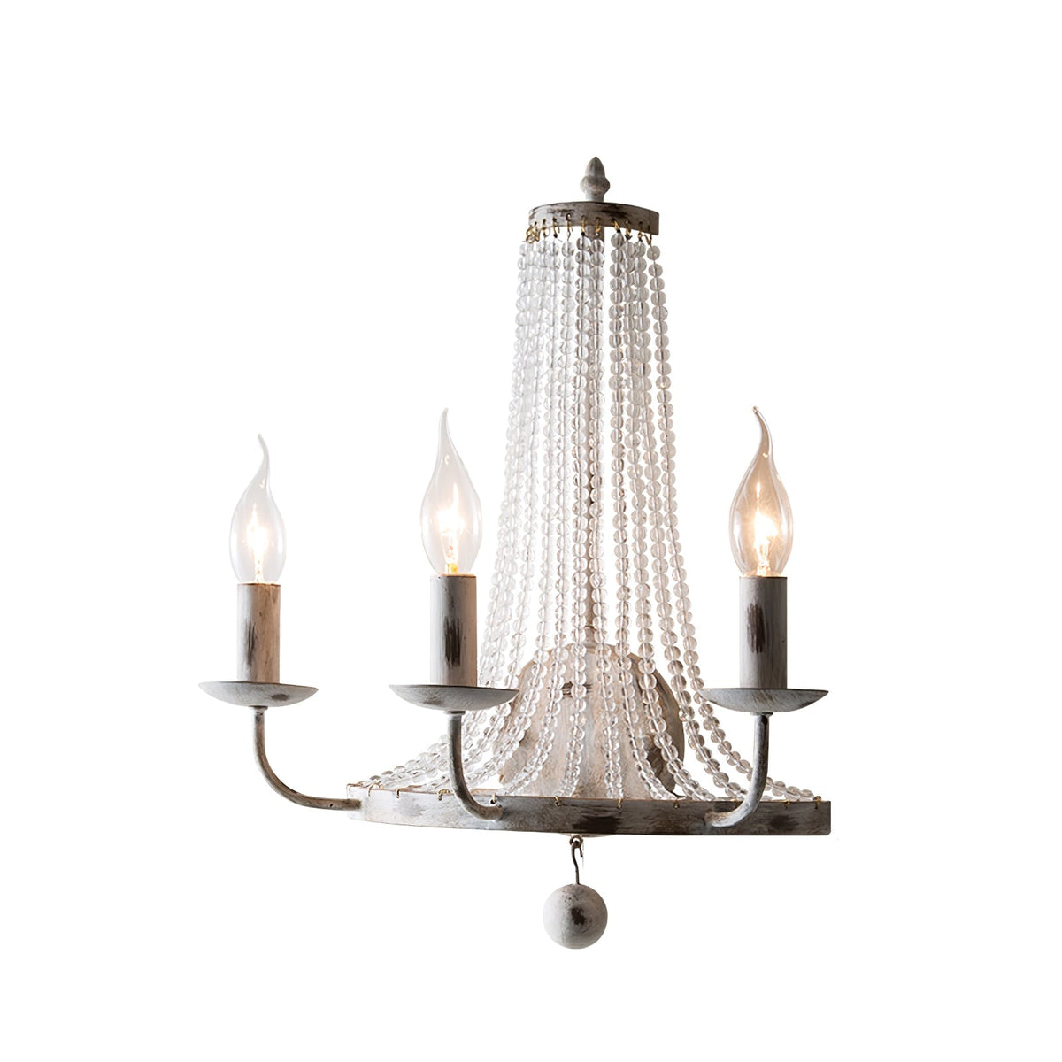 Arvela aplique de pared vintage industrial de cristal