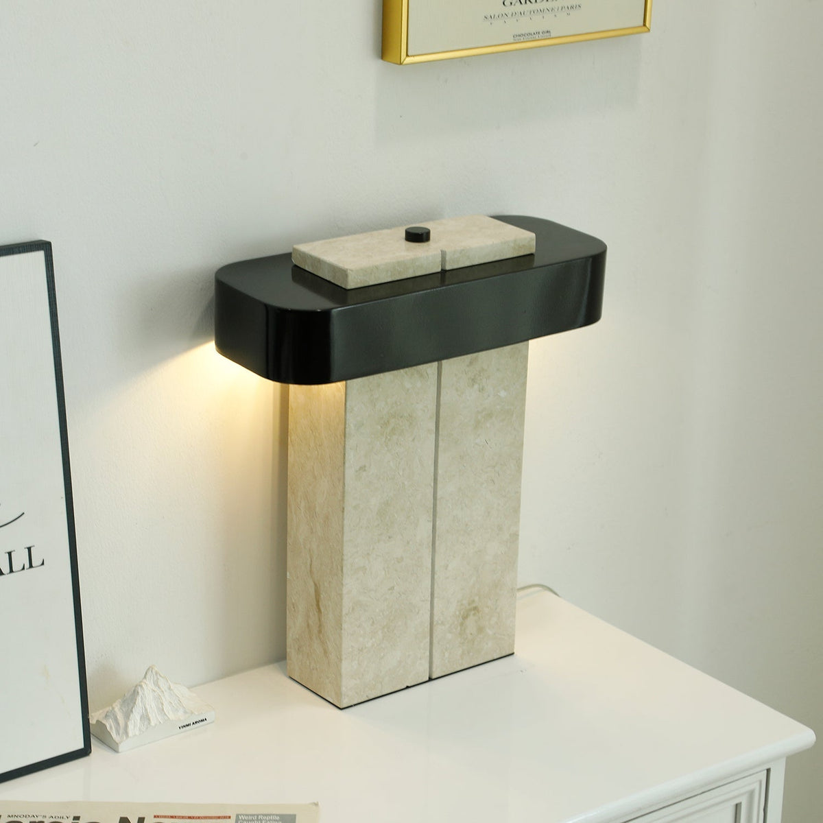 Abram lámpara de mesa moderna de mármol