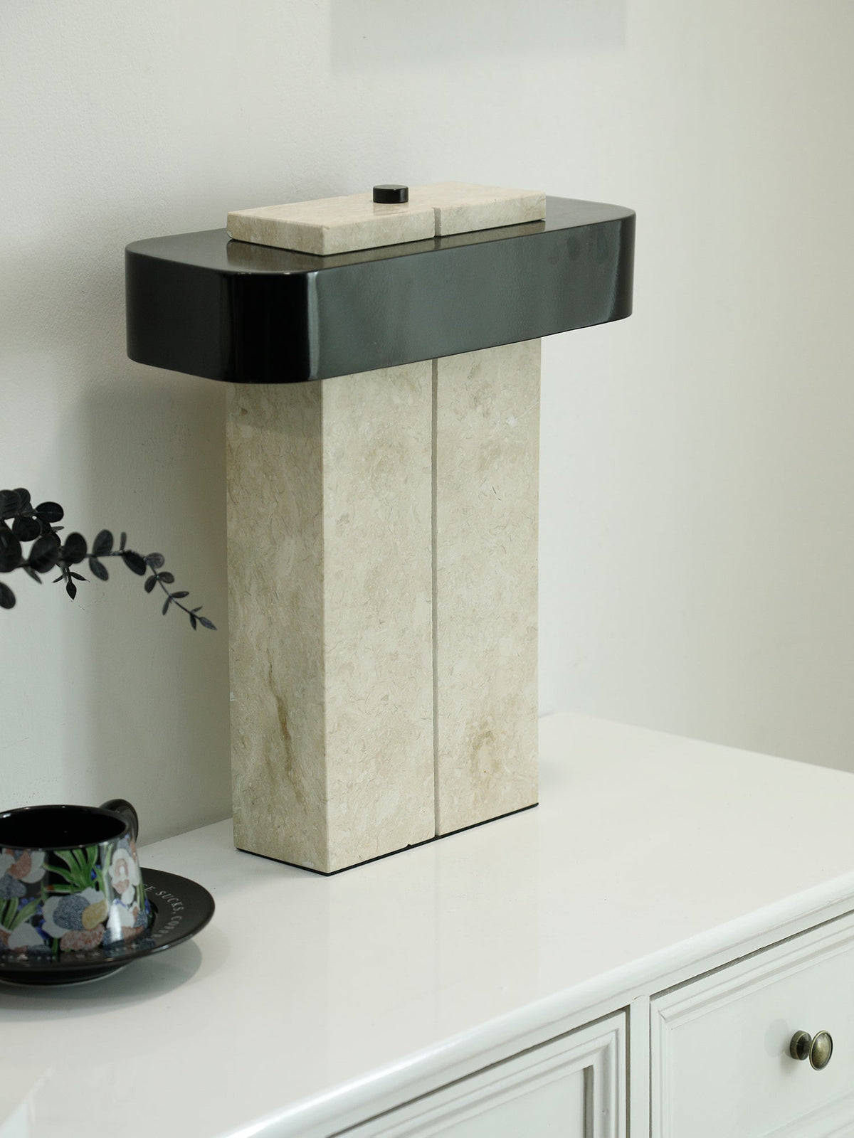 Abram lámpara de mesa moderna de mármol