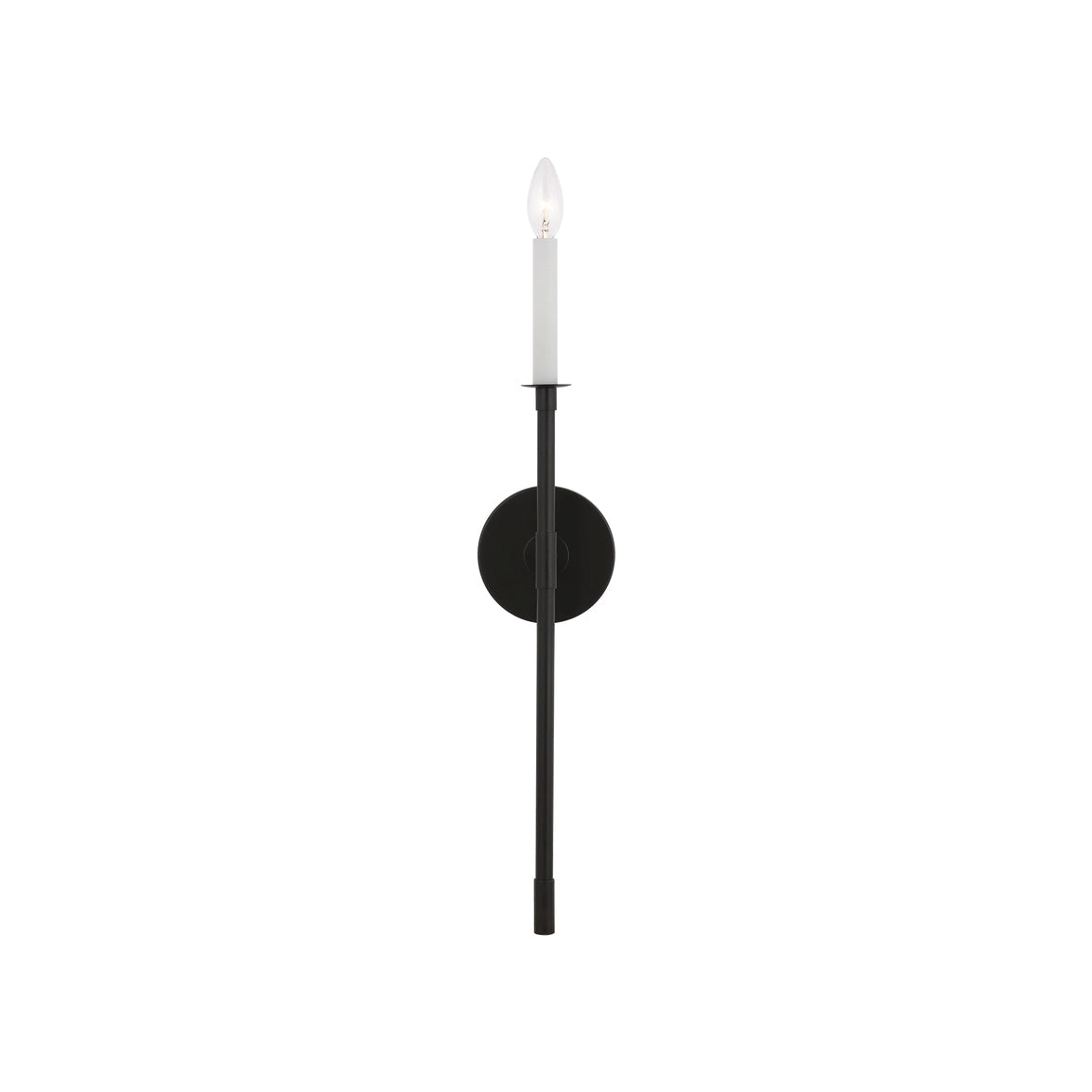 Alvuvyh Aplique de pared Negro Moderno Minimalista